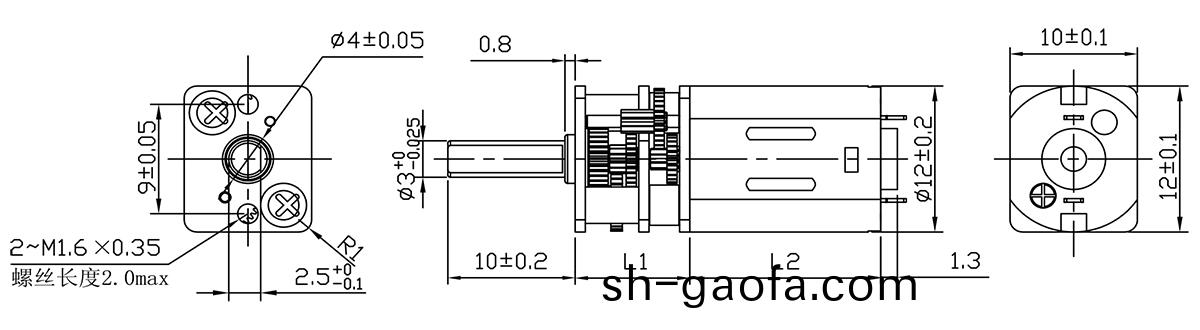OT-12GA減(jian)速(su)電機(ji)|電(dian)機(ji)齒(chi)輪(lun)箱|微(wei)型齒(chi)輪(lun)箱|雨(yu)刷器(qi)電(dian)機-萬(wan)至達(da)電(dian)機(ji)