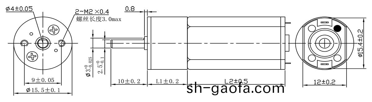OT-16GA減(jian)速(su)電機(ji)