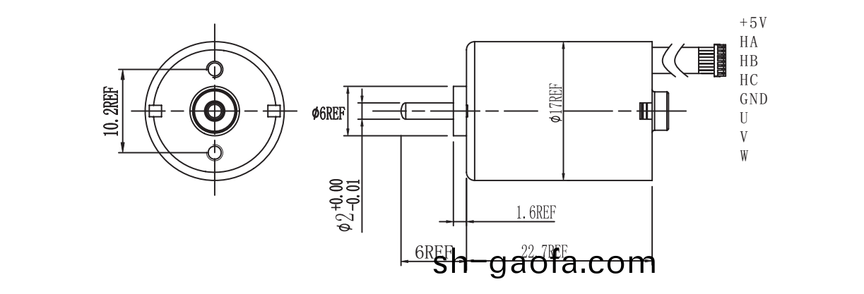 OT-EM1723無(wu)刷(shua)電(dian)機(ji)|按(an)摩器(qi)馬(ma)達(da)|美(mei)容儀(yi)電機|電動起子(zi)電機-萬(wan)至達電(dian)機