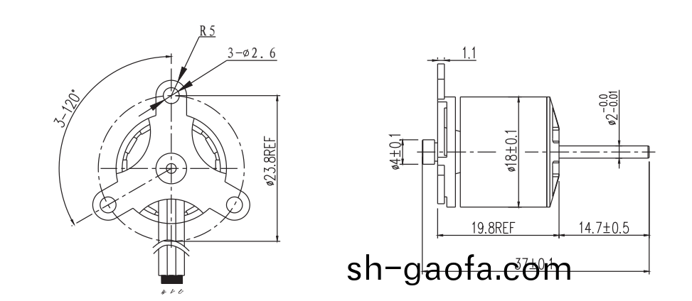 OT-EM1819無(wu)刷電機|健(jian)身器材電機(ji)|無(wu)人(ren)機電機|直流(liu)無(wu)刷(shua)電機-萬(wan)至達(da)電(dian)機
