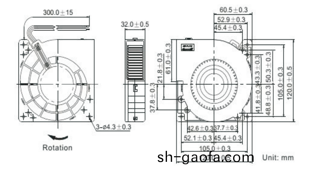 OT-EF12032無(wu)刷(shua)電機(ji)|風(feng)扇(shan)電(dian)機(ji)|散(san)熱器(qi)電機-萬(wan)至(zhi)達電機(ji)