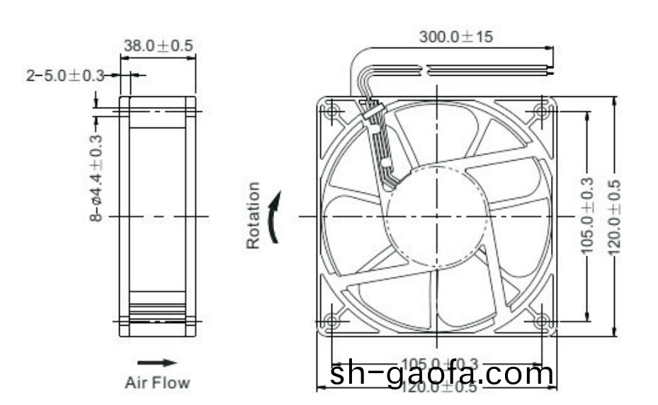 OT-EF12038無刷電機|風(feng)扇電(dian)機|無刷直流電(dian)機-萬(wan)至(zhi)達(da)電(dian)機
