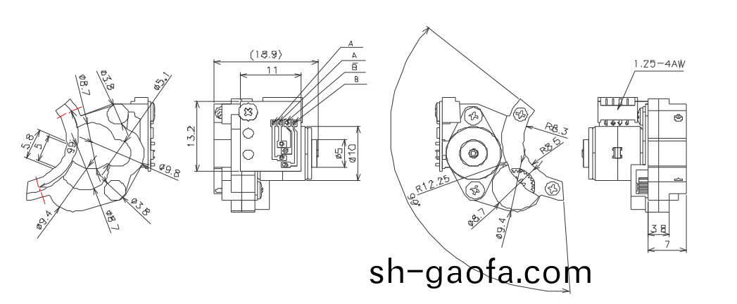 OT-GSM10-191步(bu)進(jin)電機|攝(she)像(xiang)機(ji)馬達|微(wei)型(xing)打印(yin)機(ji)電機(ji)-萬(wan)至達(da)電機