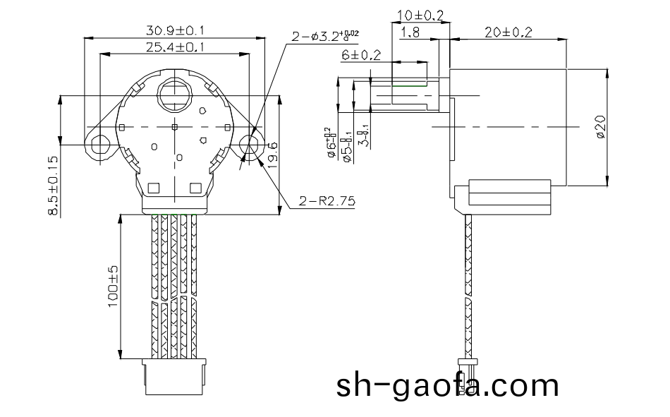 OT-GSM20-279步(bu)進(jin)電(dian)機|步進(jin)馬達|醫療設備(bei)電機|微型電機-萬(wan)至(zhi)達(da)電機(ji)