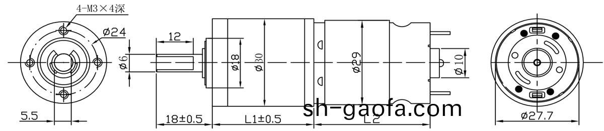 OT-30GP行星(xing)減(jian)速機(ji)_行星齒輪(lun)箱