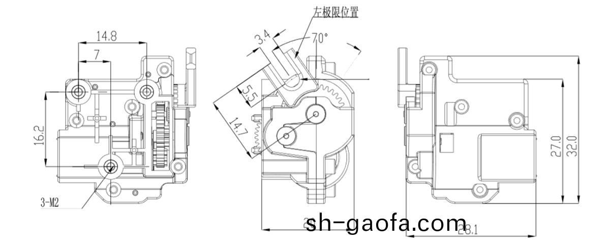 OT-28GF投影儀(yi)減速(su)電(dian)機|小(xiao)型(xing)減速機(ji)|減速齒輪(lun)箱|減(jian)速(su)馬達(da)|電機定製-萬至達電機