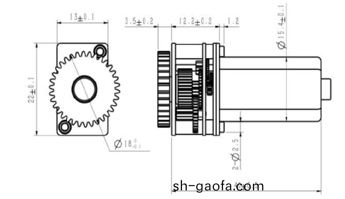 OT-22GA05減速(su)電機(ji)_減速齒輪(lun)箱(xiang)_小(xiao)型(xing)減(jian)速(su)機-萬(wan)至達電(dian)機(ji)