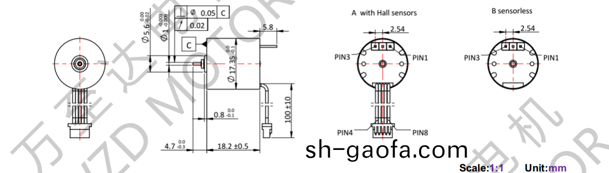 OT-ECS1718無(wu)槽無刷直(zhi)流電(dian)機(ji)-空(kong)心桮(bei)電(dian)機(ji)-萬(wan)至達(da)電(dian)機(ji)