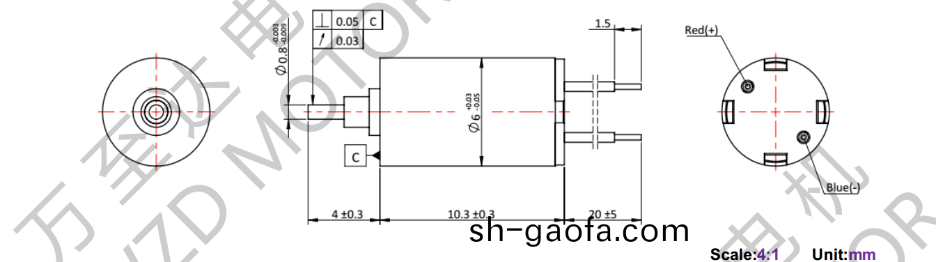 OT-CM0610空(kong)心桮電(dian)機(ji)-萬(wan)至(zhi)達(da)電(dian)機(ji)