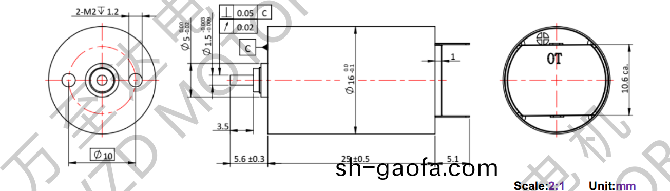OT-CM1625空心桮(bei)電(dian)機(ji)-萬(wan)至達電機(ji)