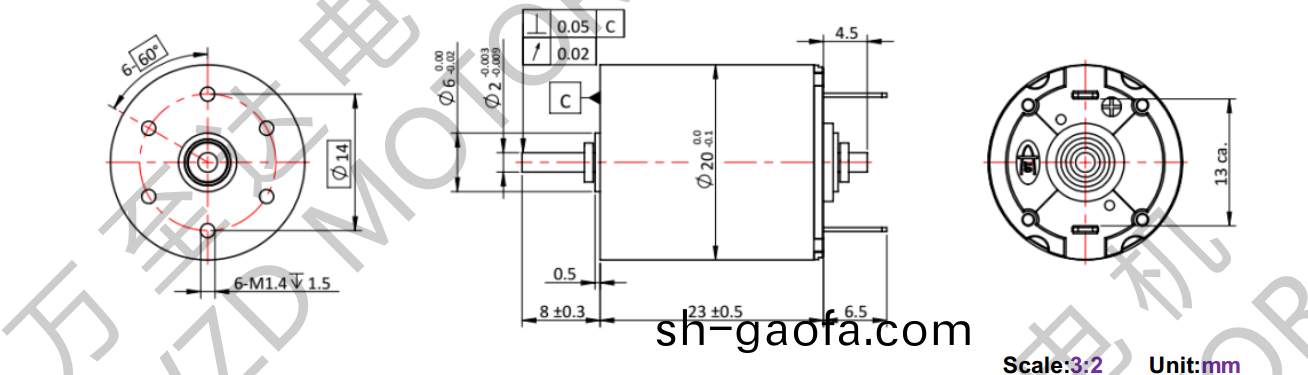 OT-CM2023石(shi)墨(mo)刷空(kong)心(xin)桮(bei)電機(ji)-萬(wan)至達(da)電機(ji)