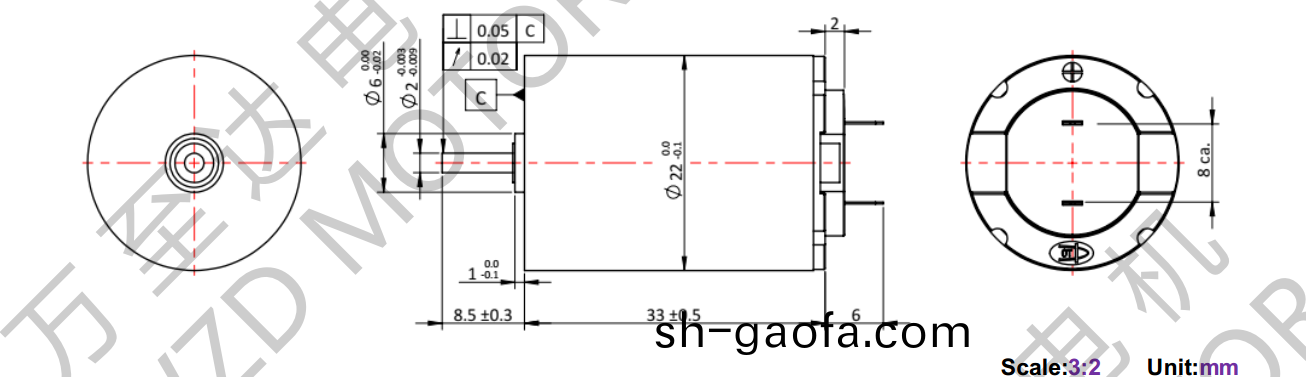 OT-CM2233空(kong)心(xin)桮電(dian)機(ji)-萬(wan)至達(da)電機