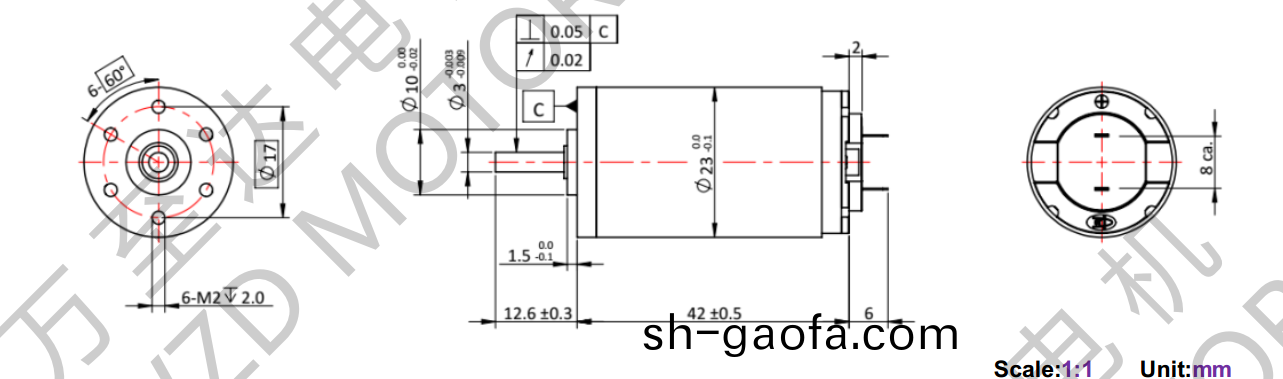 OT-CM2342空(kong)心桮(bei)電機-萬(wan)至達(da)電機(ji)