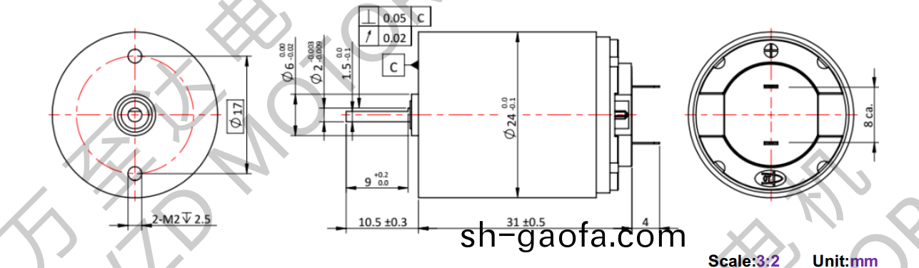 OT-CM2431空心桮電機(ji)-萬(wan)至達電機(ji)