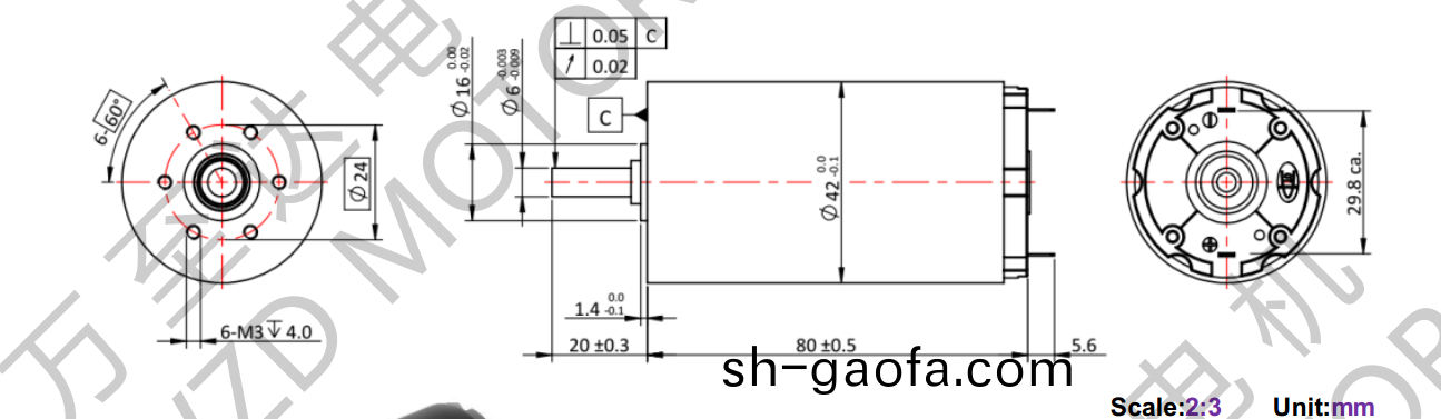 OT-CM4280空心桮(bei)電(dian)機-萬(wan)至達(da)電機(ji)