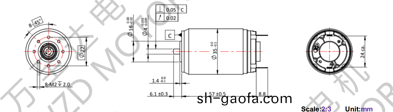 OT-CM3557空(kong)心桮電機-萬(wan)至達電機