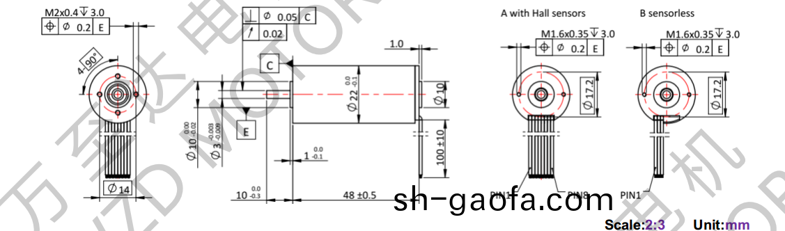 OT-ECS2248無(wu)槽無(wu)刷(shua)電(dian)機-空心桮(bei)電機(ji)-萬至(zhi)達(da)電機(ji)