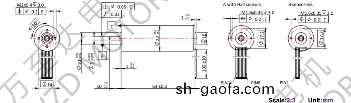 OT-ECS2263無(wu)槽無(wu)刷(shua)電機(ji)-空心(xin)桮(bei)電機(ji)-萬(wan)至達(da)電(dian)機(ji)
