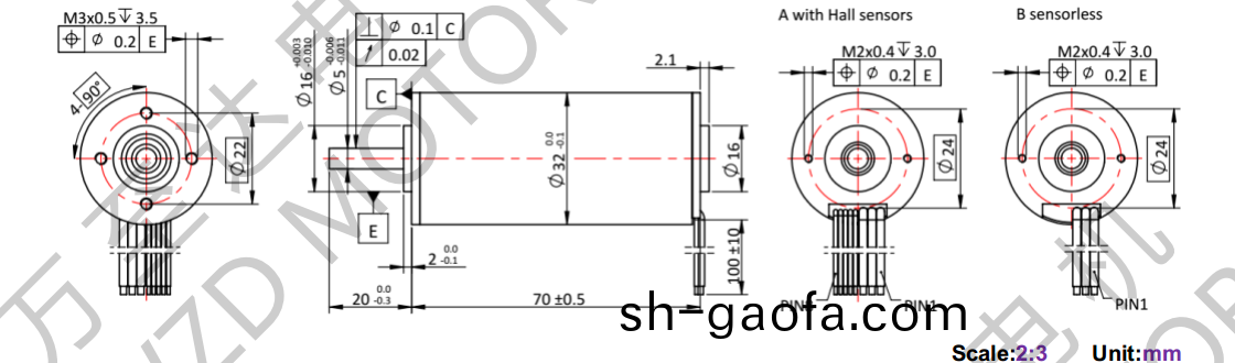 OT-ECS3270無(wu)槽無刷電機(ji)-空(kong)心(xin)桮(bei)電(dian)機(ji)-萬(wan)至(zhi)達電(dian)機