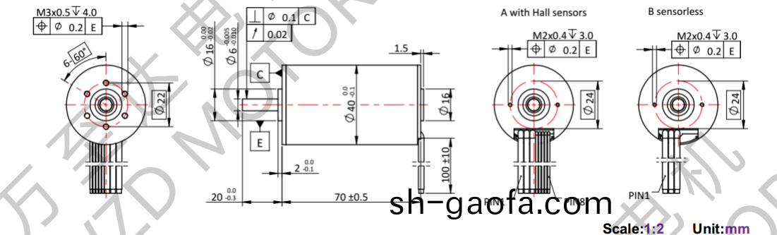 OT-ECS4070無槽(cao)無刷電(dian)機-空心桮(bei)電機(ji)-萬至達(da)電(dian)機(ji)