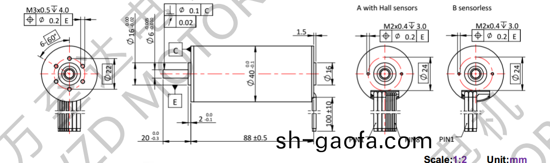 OT-ECS4088無(wu)槽無刷(shua)電機-空(kong)心(xin)桮電(dian)機(ji)-萬(wan)至達電(dian)機(ji)