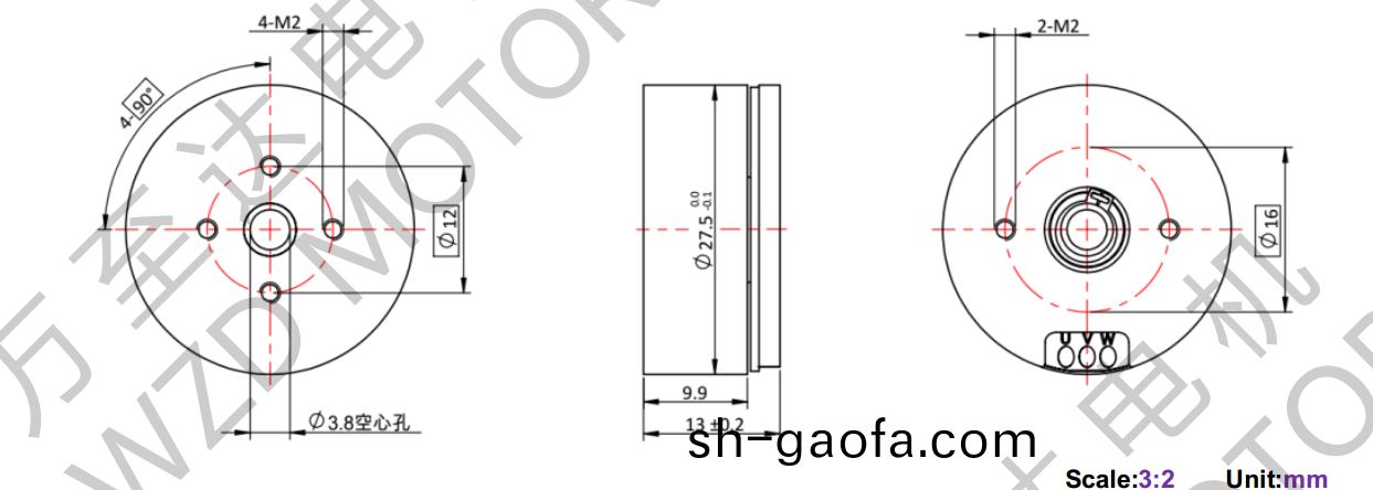 OT-EM2813BLDC無(wu)刷電(dian)機-萬(wan)至達(da)電機(ji)