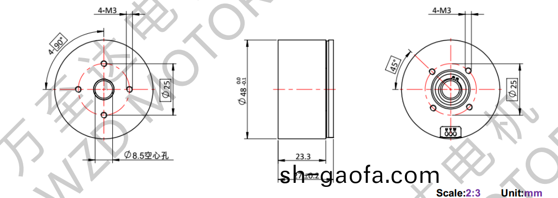 OT-EM4827BLDC無刷(shua)電機-萬至達電(dian)機