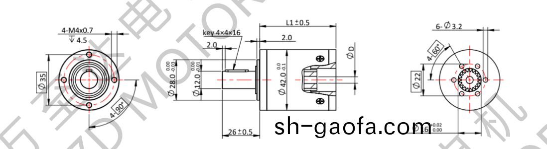 OT-42LGP行(xing)星(xing)齒輪箱-齒(chi)輪箱(xiang)-萬至達電(dian)機(ji)