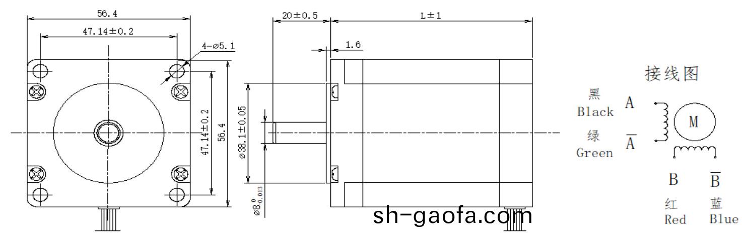 57係(xi)列1.8°兩(liang)相開環(huan)步(bu)進(jin)電機(ji)結(jie)構