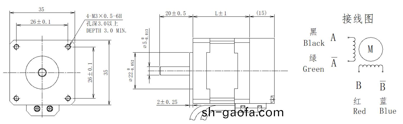 35係(xi)列1.8°兩相(xiang)閉(bi)環(huan)步進(jin)電機(ji)結(jie)構(gou)