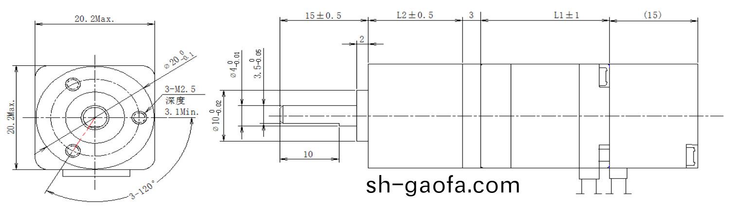 20係列(lie)閉(bi)環步進電(dian)機(ji)+齒輪箱結(jie)構(gou)