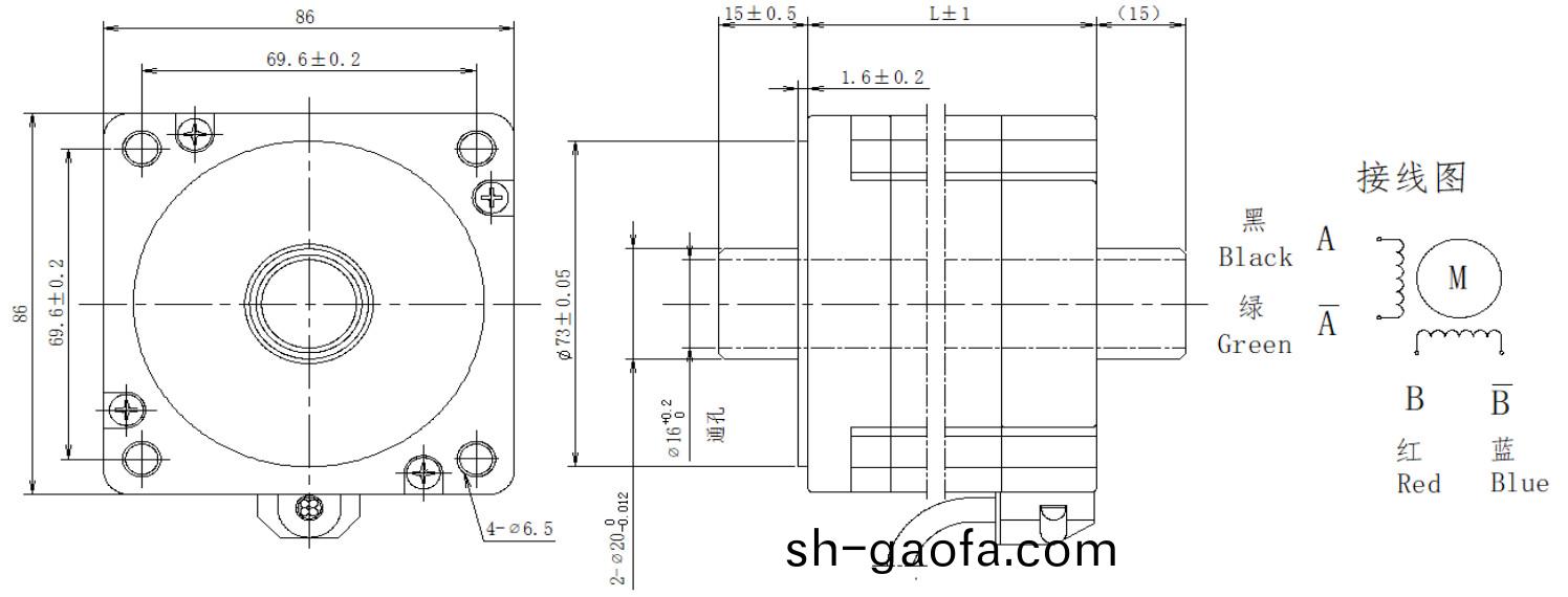 86係(xi)列空心(xin)軸(zhou)電(dian)機結(jie)構(gou)
