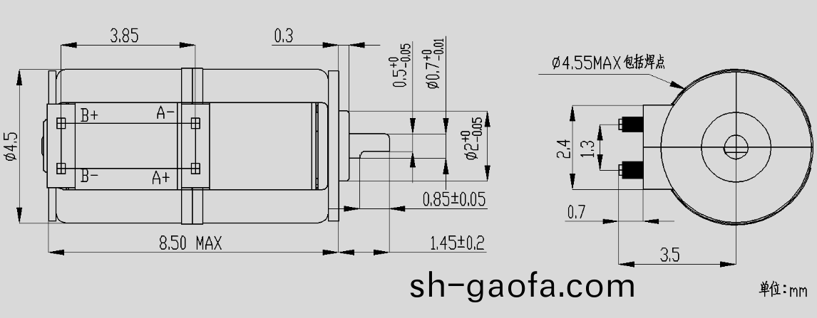 OT-SM4.4步(bu)進電機(ji)_4mm微型(xing)步(bu)進電(dian)機(ji)_鏡頭馬達(da)-萬(wan)至(zhi)達(da)電(dian)機(ji)