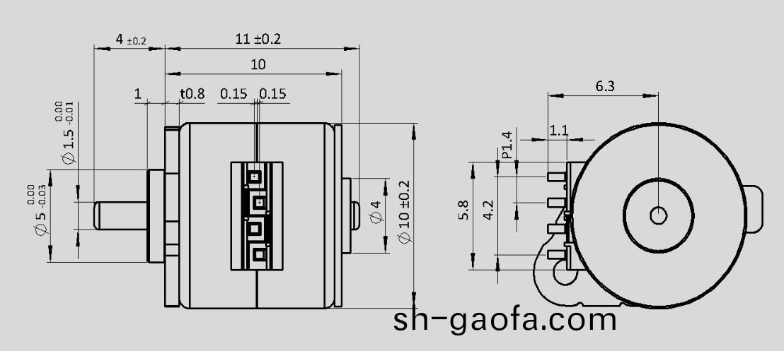 10mm微型步進電機(ji)_打(da)印機電(dian)機(ji)_光(guang)學(xue)變(bian)焦(jiao)鏡頭電機-萬至(zhi)達電(dian)機(ji)