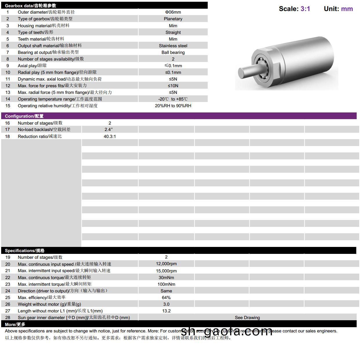 6mm行(xing)星齒輪(lun)箱-微型齒(chi)輪箱(xiang)-萬(wan)至達(da)電機(ji)