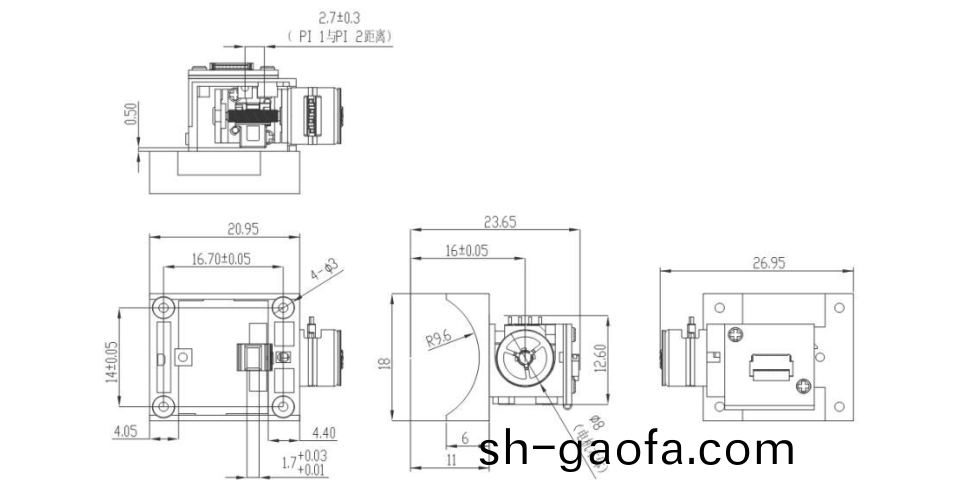 OT-SM8.0XL-001微型步進電機絲桿糢組_光(guang)學變焦鏡頭電機-萬至達電機(ji)