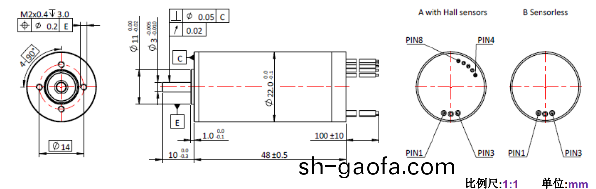 ECS 高(gao)速 2248空(kong)心(xin)桮(bei)無(wu)刷(shua)電(dian)機-萬(wan)至達電機(ji)